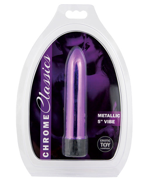 Jouet érotique Chrome Classics de 5 pouces - Violet