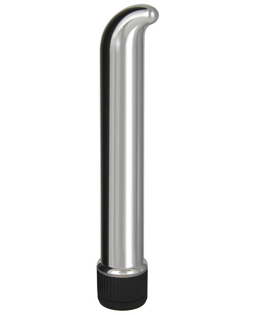 Jouet érotique Chrome Classics pour femmes - Vibromasseur point G 7" - Argent