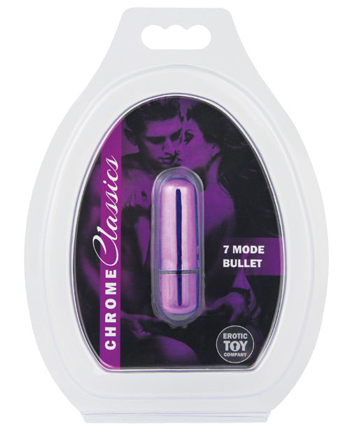 Jouet érotique Chrome Classics Bullet 7 vitesses - Violet