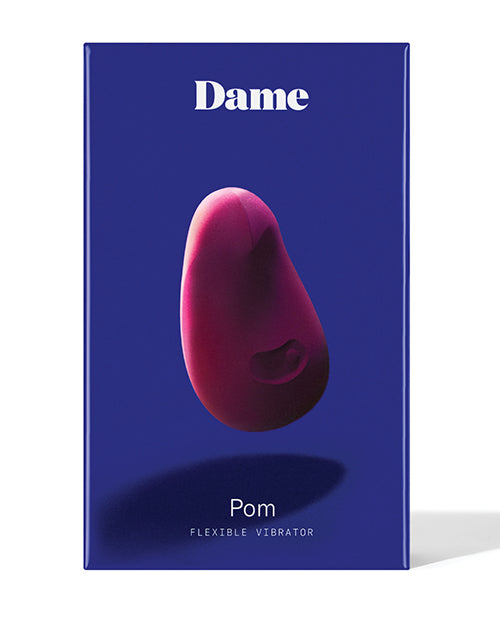 Vibrador Flexible Dame Pom - Ciruela