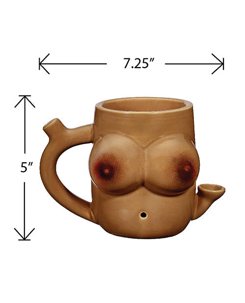 Taza Novedosa Fashioncraft - Boobs Marrón