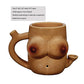 Taza Novedosa Fashioncraft - Boobs Marrón