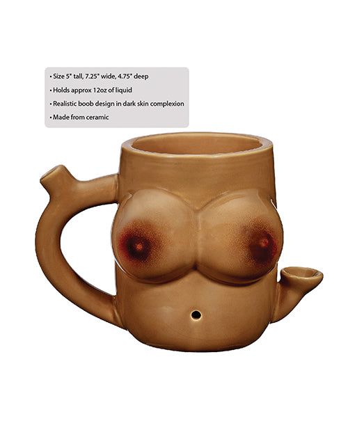 Taza Novedosa Fashioncraft - Boobs Marrón