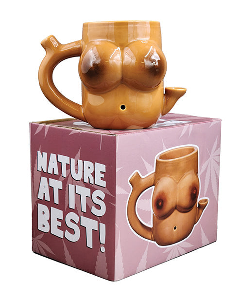Taza Novedosa Fashioncraft - Boobs Marrón