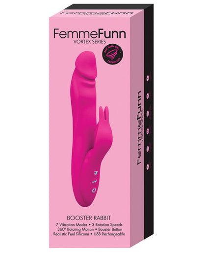 Femme Funn Vibrador Punto G | Vibrador Conejo Booster | Vibrador Clítoris Rosa | Mejor Vibrador para Mujeres