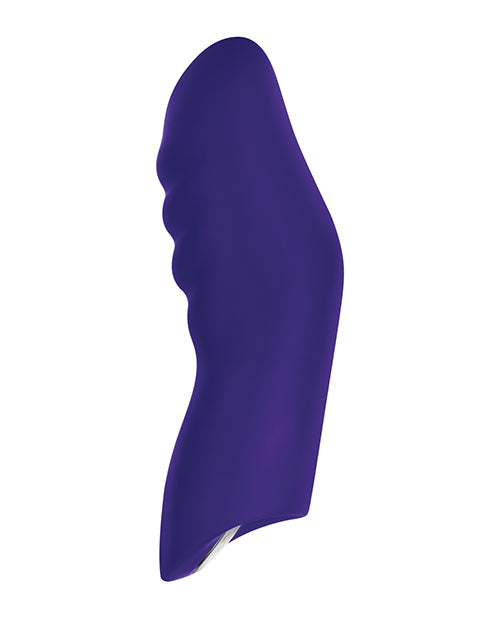 Vibrador de dedo Femme Funn | Vibrador pequeño portátil Dioni | El mejor vibrador morado oscuro para mujeres