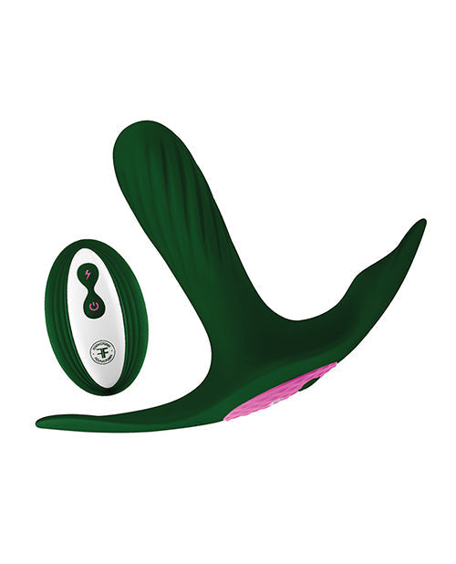 Vibromasseur télécommandé Femme Funn | Vibromasseur Balle Portable Ossia | Petit Vibromasseur Vert Foncé