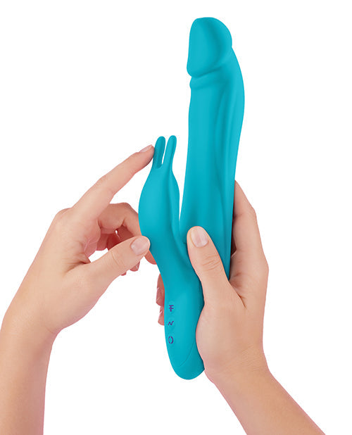 Vibrador de punto G Femme Funn | Vibrador Booster Rabbit | Vibrador de clítoris XL turquesa | El mejor vibrador para mujeres
