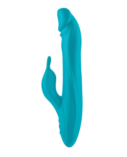 Vibrador de punto G Femme Funn | Vibrador Booster Rabbit | Vibrador de clítoris XL turquesa | El mejor vibrador para mujeres
