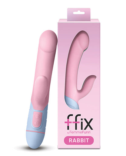 Vibrador de punto G Femme Funn | Vibrador de conejo Ffix | Vibrador de clítoris rosa y azul | El mejor vibrador para mujeres