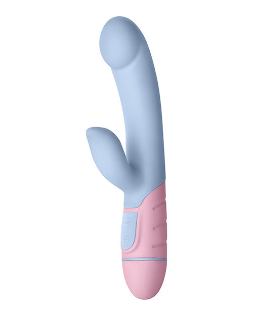 Vibrador de punto G Femme Funn | Vibrador de conejo Ffix | Vibrador de clítoris 10X azul-rosa | El mejor vibrador para mujeres