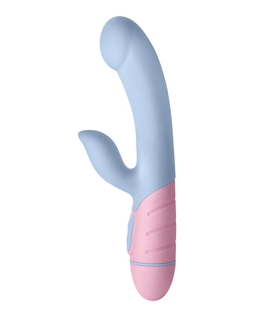 Vibrador de punto G Femme Funn | Vibrador de conejo Ffix | Vibrador de clítoris 10X azul-rosa | El mejor vibrador para mujeres