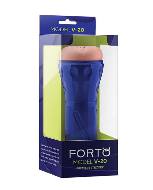 Forto Model V-20 Masturbador Vaginal Rígido - Claro