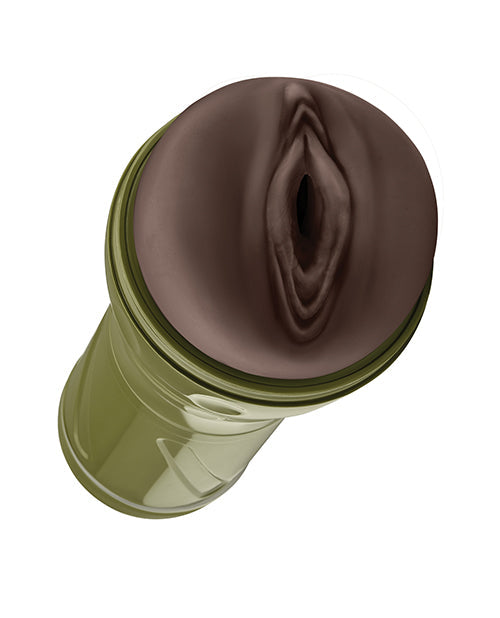 Masturbador vaginal de carcasa rígida Forto Modelo V-20 - Oscuro