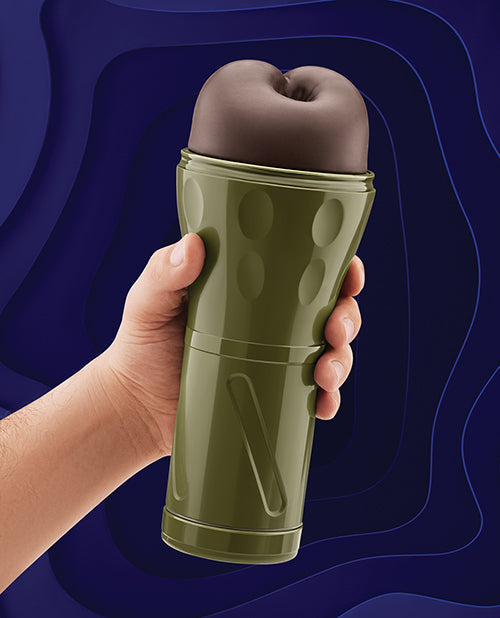 Forto Modelo B-02 Masturbador Anal Rígido - Oscuro