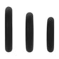 Forto F-61 Liquid 3 Piece Cock Ring Set - Black