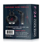 Anneau pénien vibrant texturé Forto F-24 - Noir