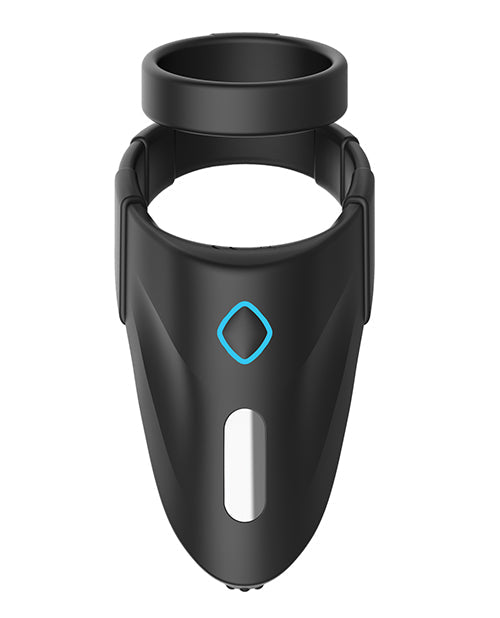 Forto F-48 Perineo Doble Anillo en C - Negro