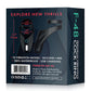 Forto F-48 Perineo Doble Anillo en C - Negro