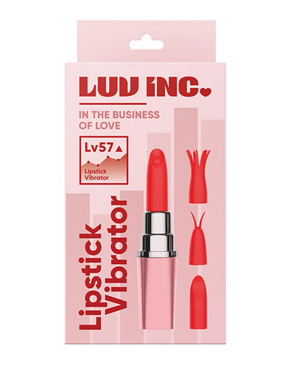 Luv Inc. Vibrador de labios con 4 cabezas - Rosa claro