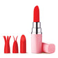 Luv Inc. Vibrador de labios con 4 cabezas - Rosa claro