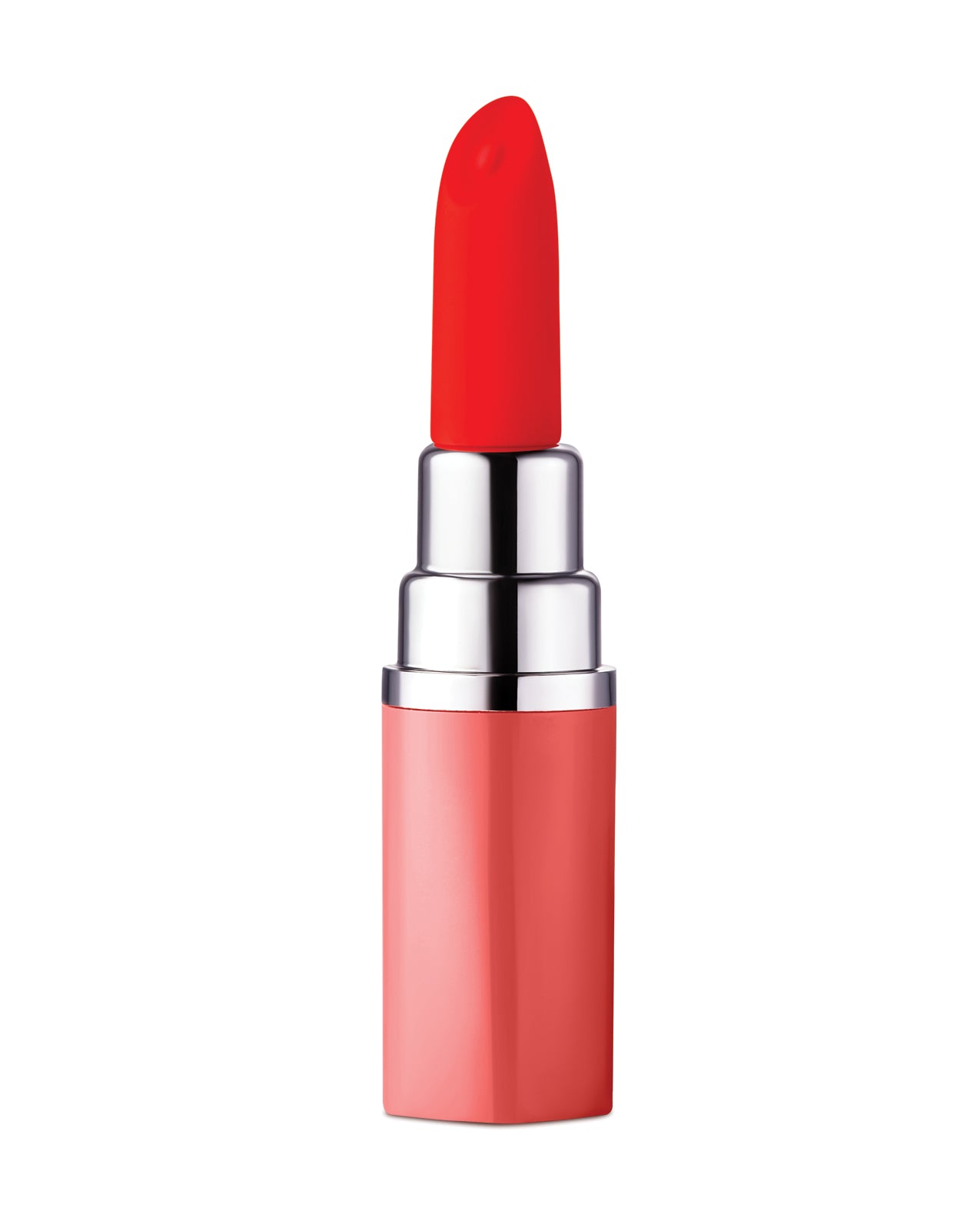 Luv Inc. Vibrador labial con 4 cabezales - Coral