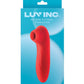 Luv Inc. Stimulateur clitoridien vibrant - Rouge