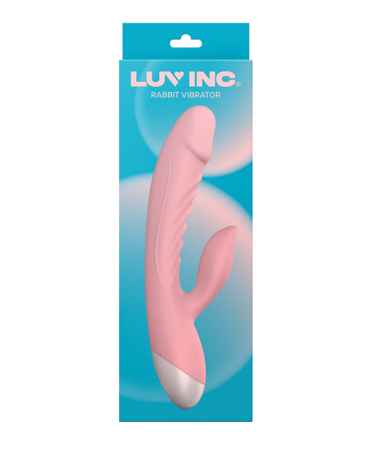 Vibromasseur Luv Inc Rabbit | Vibromasseur Point G Rose | Vibromasseur Clitoridien Étanche 10 Vitesses | Meilleur Vibromasseur pour Femmes
