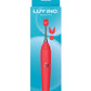 Luv Inc. Stylo Orgasm avec trois accessoires - Rouge