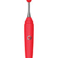 Luv Inc. Stylo Orgasm avec trois accessoires - Rouge