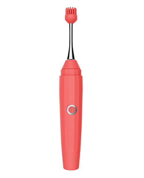 Luv Inc. Stylo Orgasme avec trois embouts - Corail