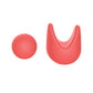Luv Inc. Stylo Orgasme avec trois embouts - Corail