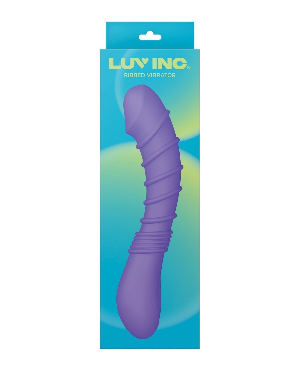 Vibromasseur point G côtelé Luv Inc. - Violet