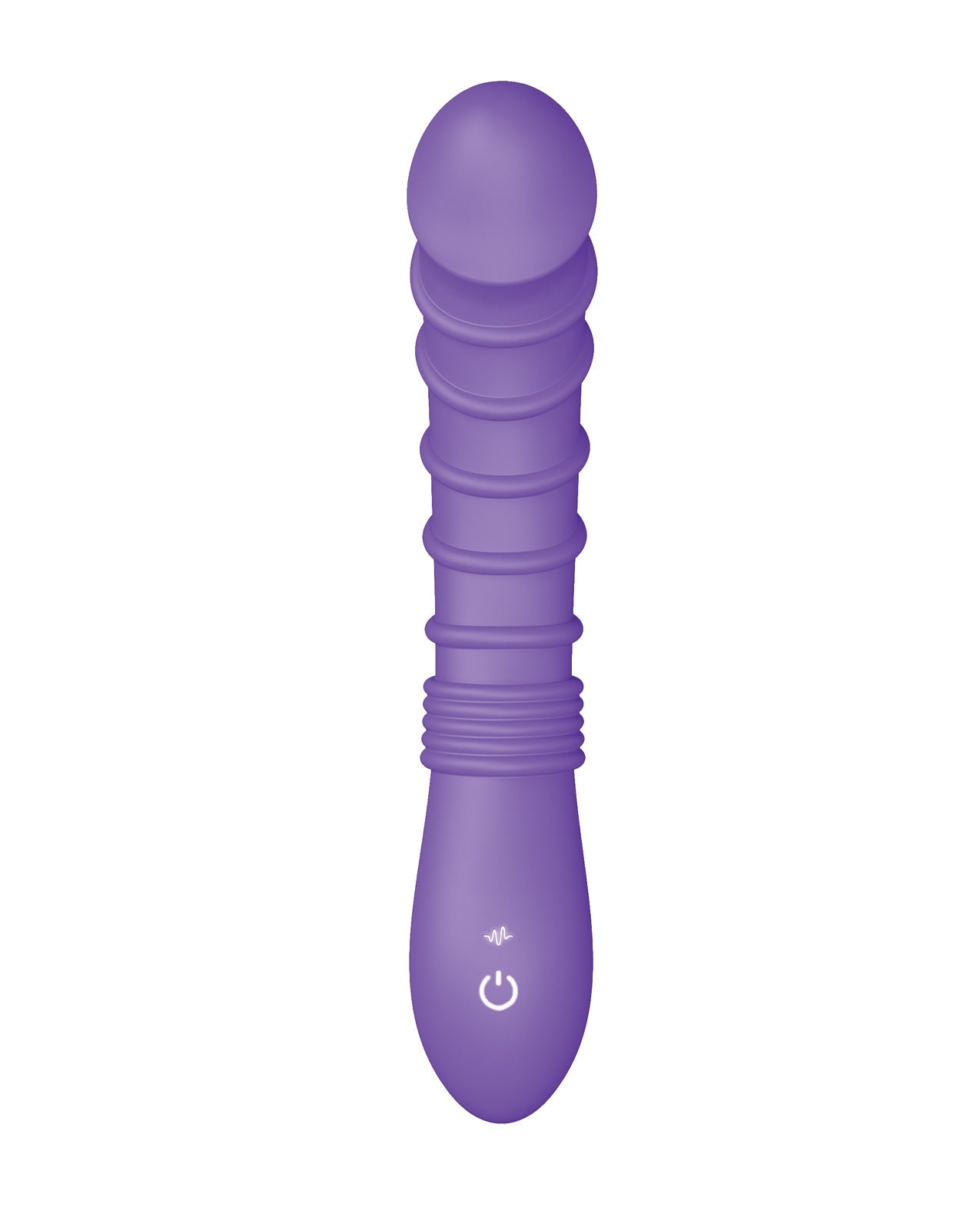 Vibromasseur point G côtelé Luv Inc. - Violet