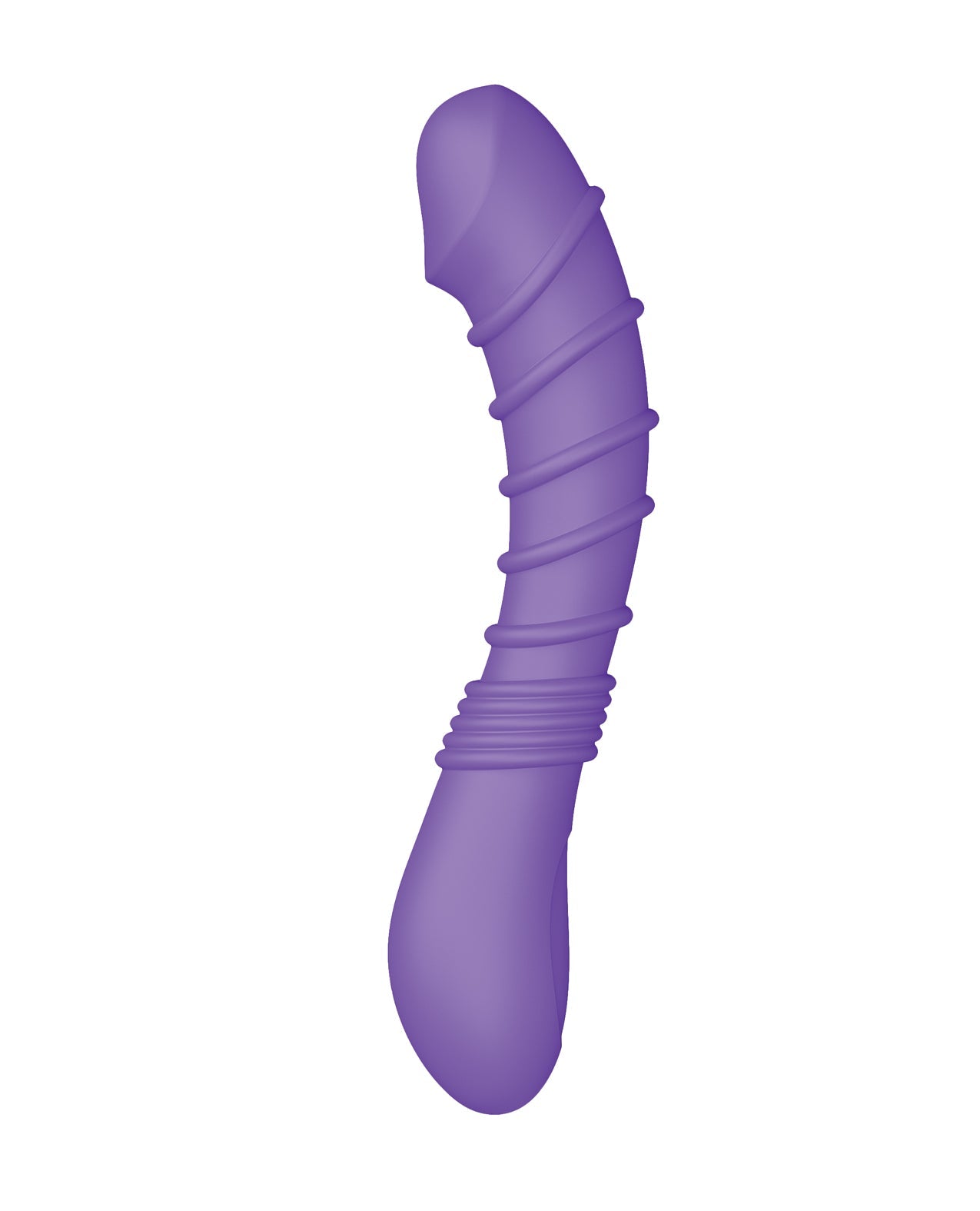 Vibromasseur point G côtelé Luv Inc. - Violet