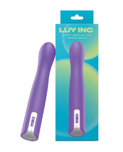 Vibromasseur point G Luv Inc. avec billes mobiles – Violet