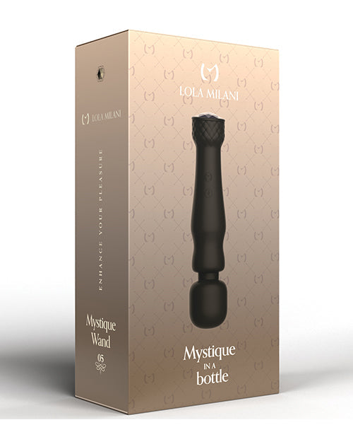 Baguette Mystique Lola Milani avec bouteille Taupe - Noir