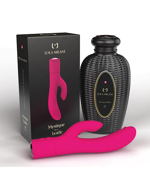 Vibromasseur point G Lola Milani | Vibromasseur lapin Mystique | Vibromasseur clitoridien Fuchsia Black Bottle | Meilleur vibromasseur pour femme