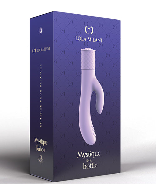 Lola Milani Rabbit Vibrator | Vibrateur Point G Mystique | Vibrateur Clitoridien Orchid Bottle Lilas | Meilleur Vibrateur pour Femmes