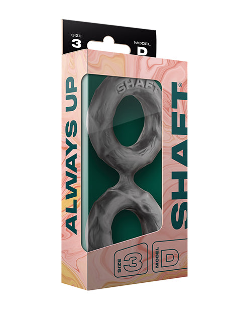 Anneau double pour tige - Grand gris