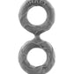 Double anneau C pour l'arbre - Gris moyen