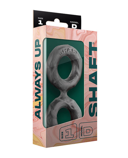 Bague double C pour verge - Petite grise