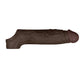 Gaine pour pénis Shaft Model F Flexskin Liquid Silicone 7,8" - Acajou