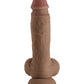 Shaft Modèle Réaliste | Godemichet en silicone liquide Flexskin | Godemichet de 21,5 cm avec testicules en chêne