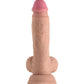 Shaft Modèle A Réaliste Gode | Gode en Silicone Liquide Souple Flexskin Pin | Gros Gode de 19 cm avec Couilles
