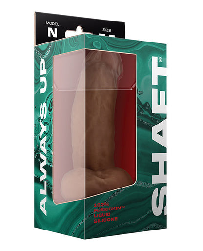 Shaft Modèle N Dildo réaliste | Dildo courbé en silicone Flexskin | Dildo Oak 7,5" avec testicules