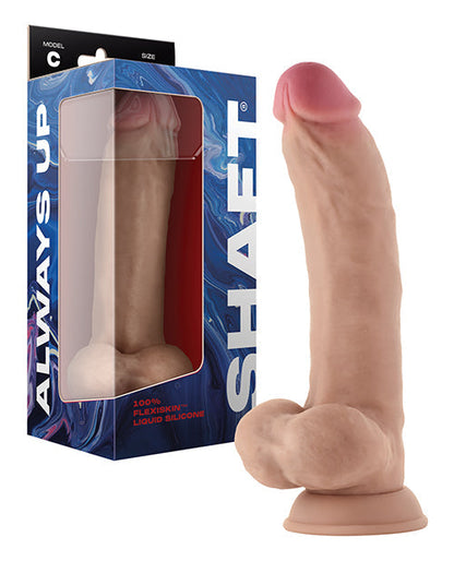 Shaft Modèle C Réaliste Dieu | Dieu en Silicone Courbé Flexskin | Dieu à Boules de 9,5" Pin