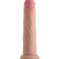 Shaft Model J Godemichet Réaliste | Godemichet en Silicone Liquide Flexskin | Pine Grand Godemichet de 21,5 cm