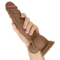 Shaft Modèle A Réaliste Gode | Gode en silicone liquide Oak Flexskin | Gode de 26,7 cm avec testicules