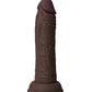 Dildo con ventosa Shaft Flexskin | Dildo de silicona | Dildo grande de 16,5 cm | Dildo vibrador de caoba
